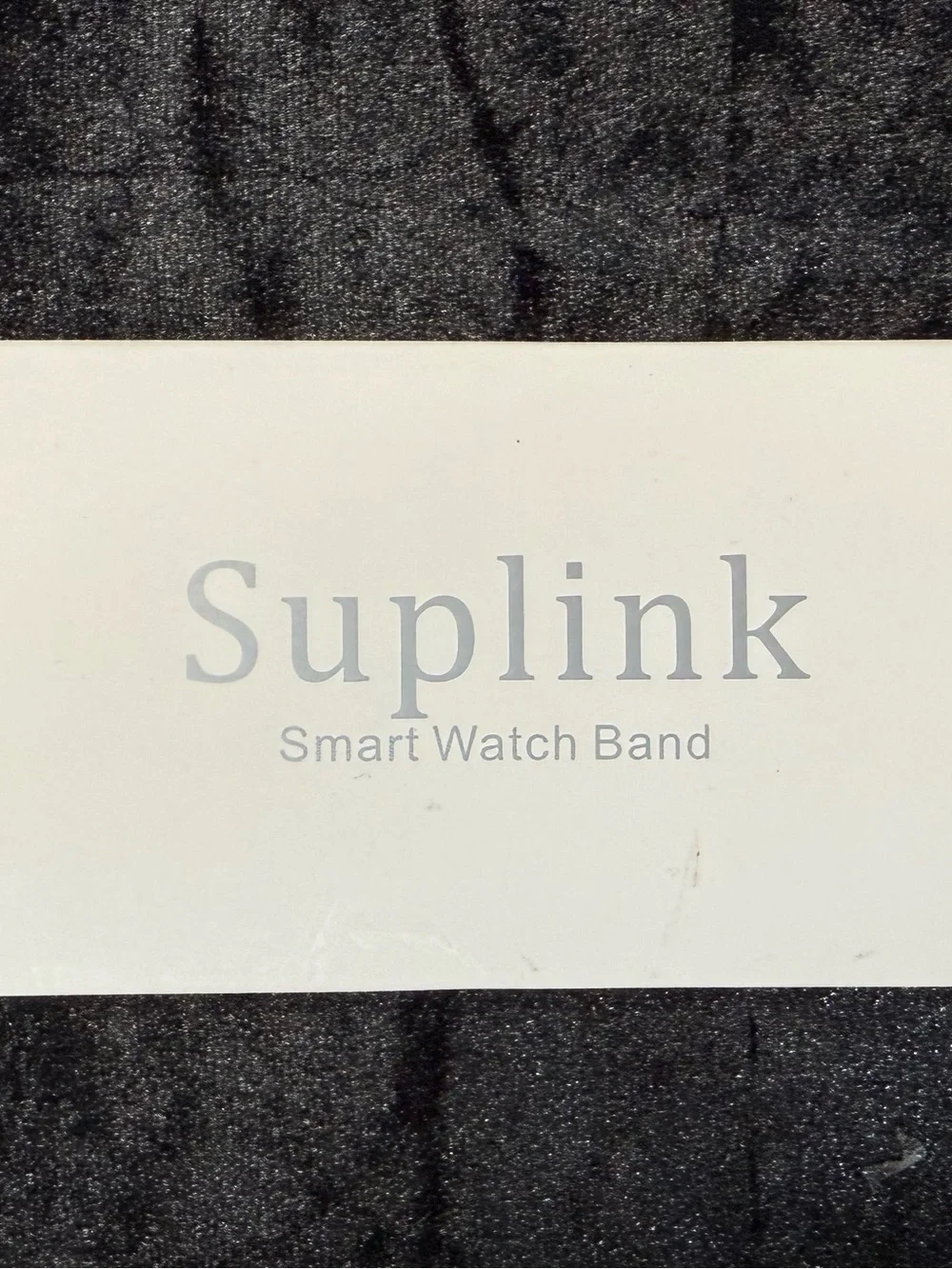 Suplink smart watch band 2 pack in black